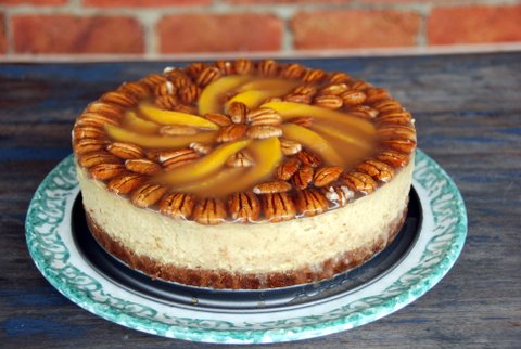 Mango Pecan Cheesecake (vegan)